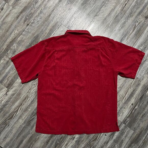 Reyn Spooner USC Silk Jacquard Shirt M - Picture 2 of 6